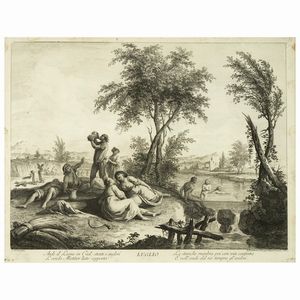 Francesco Bartolozzi da Giuseppe Zocchi  - Asta STAMPE E DISEGNI DAL XV AL XIX SECOLO - Associazione Nazionale - Case d'Asta italiane
