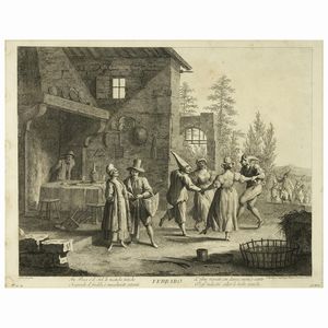 Francesco Bartolozzi da Giuseppe Zocchi  - Asta STAMPE E DISEGNI DAL XV AL XIX SECOLO - Associazione Nazionale - Case d'Asta italiane