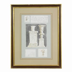 Pierre Franois Lonard Fontaine  - Asta STAMPE E DISEGNI DAL XV AL XIX SECOLO - Associazione Nazionale - Case d'Asta italiane