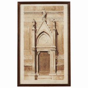 Artista italiano della fine del sec. XIX  - Asta STAMPE E DISEGNI DAL XV AL XIX SECOLO - Associazione Nazionale - Case d'Asta italiane