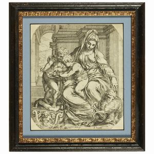 Orazio Farinati  - Asta STAMPE E DISEGNI DAL XV AL XIX SECOLO - Associazione Nazionale - Case d'Asta italiane