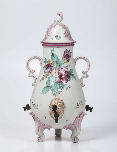 Acquamanile in ceramica, Italia centrale, fine XIX secolo  - Asta Antiquariato - Associazione Nazionale - Case d'Asta italiane
