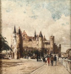 Scorzelli Eugenio - Il castello di Anversa