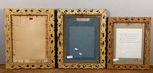 Tre acquerelli con ritratti, XIX secolo  - Asta Antiquariato - Associazione Nazionale - Case d'Asta italiane