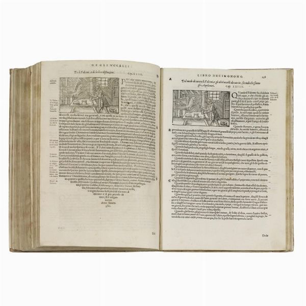 (Scandinavia - Illustrati 500)   MAGNUS, Olaus.   Historia delle genti et della natura delle cose settentrionali.   In Vinegia, appresso i Giunti, 1565 (al colophon: nella stamperia di Domenico Nicolini alle spese degli heredi di Luc’antonio Giunti, 1565).  - Asta LIBRI, MANOSCRITTI E AUTOGRAFI - Associazione Nazionale - Case d'Asta italiane