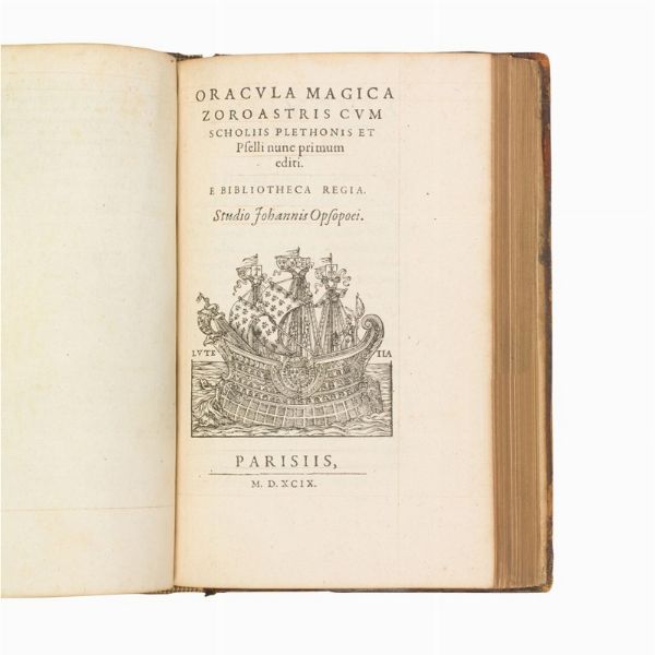 (Oracoli - Legatura - Illustrati 500)   OPSOPAEUS, Johannes - SCALIGER, Joseph Juste. Sibylliakoi kresmoi, hoc est Sybillina oracula. Parisijs, [Jacques Dupuy], 1599.  - Asta LIBRI, MANOSCRITTI E AUTOGRAFI - Associazione Nazionale - Case d'Asta italiane