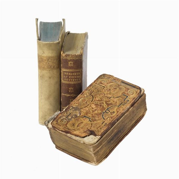 [LIBRI PICCOLI 500]. Lotto di 3 libri piccoli del 500 (3 volumi):  - Asta LIBRI, MANOSCRITTI E AUTOGRAFI - Associazione Nazionale - Case d'Asta italiane