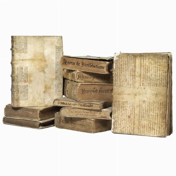 [GIURISPRUDENZA]. Lotto di 10 testi di giurisprudenza del XVI-XVII secolo:  - Asta LIBRI, MANOSCRITTI E AUTOGRAFI - Associazione Nazionale - Case d'Asta italiane