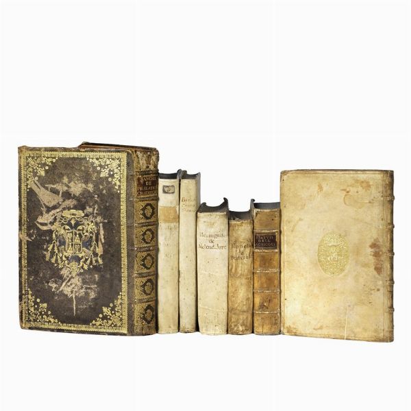 [GIURISPRUDENZA]. Lotto di 7 opere di giurisprudenza in 7 volumi, XVI-XVII secolo:  - Asta LIBRI, MANOSCRITTI E AUTOGRAFI - Associazione Nazionale - Case d'Asta italiane