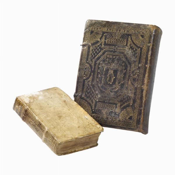 [LEGATURE 500-600]. Lotto di 2 opere religiose del 5/600 in legature coeve (2 volumi):  - Asta LIBRI, MANOSCRITTI E AUTOGRAFI - Associazione Nazionale - Case d'Asta italiane