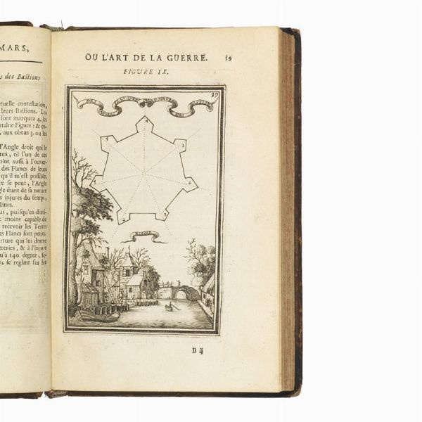 (Arte militare - Illustrati 600)   MANESSON-MALLET, Alain.   Les travaux de Mars, ou L’art de la guerre. Ouvrage enrichi de plus de quatre cens planches gravée en taille-douce.   Tome premier [- troisième]. A Paris, Denys Thierry, 1684-1685.  - Asta LIBRI, MANOSCRITTI E AUTOGRAFI - Associazione Nazionale - Case d'Asta italiane