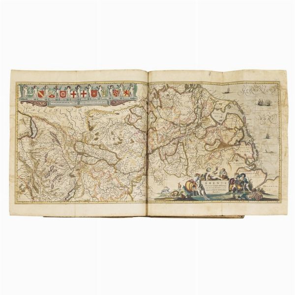 (Atlante - Illustrati 600)   MERCATOR, Gerardì - HONDIUS, Jodocus.   Atlas novus, sive descriptio geographica totius orbis terrarum.   Amstelodami, apud Ioannem Ianssonium, & Henricum Hondium, 1638.   [CON:]     Gerardi Mercāoris et I. Hondii Appendix novi Atlantis, continens regiones & provincias permultas Galliæ, Germaniæ, Belgii, Italiæ, Hispaniæ, Asiæ, Africæ, Americæ &c.   Amstelodami, sumptibus Henrici Hondii, 1637.  - Asta LIBRI, MANOSCRITTI E AUTOGRAFI - Associazione Nazionale - Case d'Asta italiane