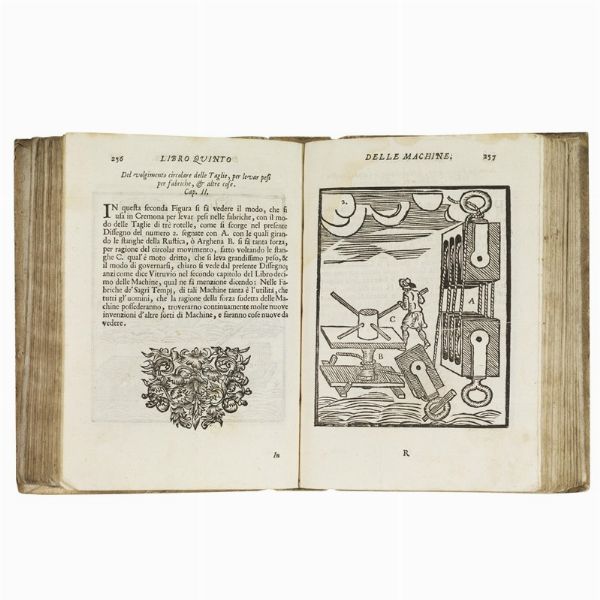 (Architettura civile e militare - Cremona - Illustrati 700)   CAPRA, Alessandro.   La nuova architettura civile, e militare di Alessandro Capra architetto, e cittadino cremonese. Tomo primo [-secondo].   In Cremona, Pietro Ricchini, a spese del sudetto e di Giuseppe Forbici, 1717.  - Asta LIBRI, MANOSCRITTI E AUTOGRAFI - Associazione Nazionale - Case d'Asta italiane