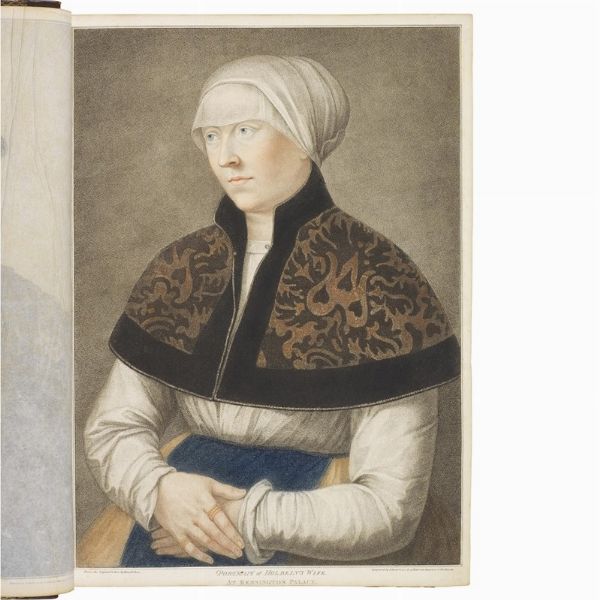 (Inghilterra - Illustrati 700)   HOLBEIN, Hans.   Imitations of Original Drawings by Hans Holbein in the Collection of His Majesty, for the Portraits of Illustrious Persons of the Court of Henry VIII. With Biographical Tracts.   London, Printed by W. Bulmer and Co., 1792 [- 1800].  - Asta LIBRI, MANOSCRITTI E AUTOGRAFI - Associazione Nazionale - Case d'Asta italiane