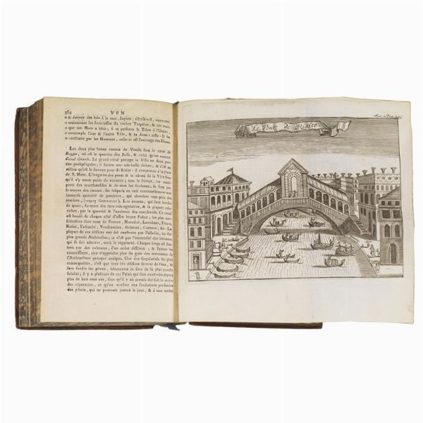 (Viaggio - Italia - Illustrati 700)   [LA MARRE, Marie-Jeanne de].   Description Historique de l’Italie, en forme de dictionnaire.     A La Haye, Chez Pierre Gosse, fils, libraire, 1776.  - Asta LIBRI, MANOSCRITTI E AUTOGRAFI - Associazione Nazionale - Case d'Asta italiane