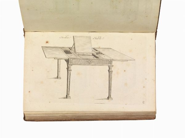 (Mobili - Illustrati 700)   The IId. Edition of Genteel Household Furniture in the Present Taste... By a Society of Upholsterers, Cabinet-Makers, &c. containing Upwards of 350 Designs on 120 Copper Plates.     London, Robert Sayer, [c. 1762].  - Asta LIBRI, MANOSCRITTI E AUTOGRAFI - Associazione Nazionale - Case d'Asta italiane