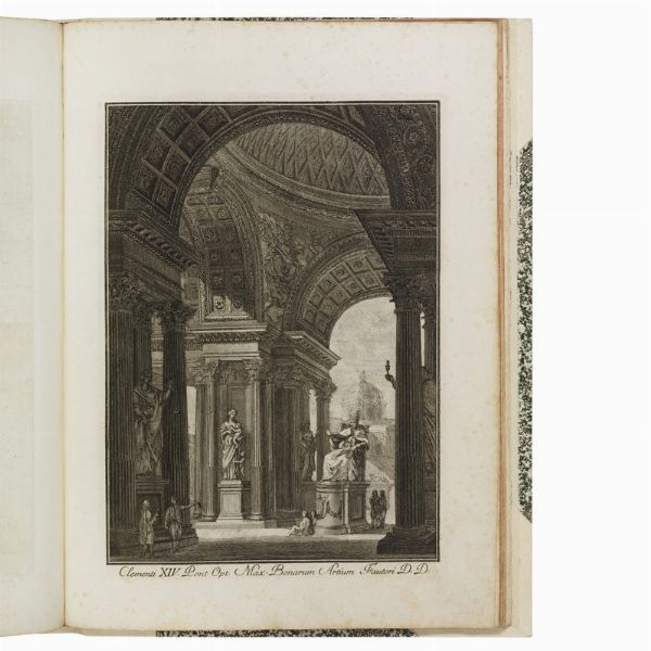 (Architettura - Illustrati 700)   VIGNOLA (BAROZZI, Giacomo, da).   Il Vignola illustrato proposto da Giambattista Spampani, e Carlo Antonini.   In Roma, nella stamperia di Marco Pagliarini, 1770.  - Asta LIBRI, MANOSCRITTI E AUTOGRAFI - Associazione Nazionale - Case d'Asta italiane
