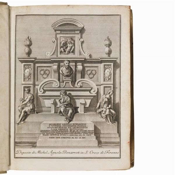 (Storia dell’arte - Illustrati 700)   VASARI, Giorgio.     Vite de’ più eccellenti pittori scultori e architetti.   In Roma, per Niccolò e Marco Pagliarini, 1759-1760.  - Asta LIBRI, MANOSCRITTI E AUTOGRAFI - Associazione Nazionale - Case d'Asta italiane