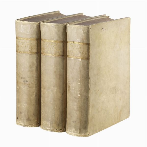 (Storia dell’arte - Illustrati 700)   VASARI, Giorgio.     Vite de’ più eccellenti pittori scultori e architetti.   In Roma, per Niccolò e Marco Pagliarini, 1759-1760.  - Asta LIBRI, MANOSCRITTI E AUTOGRAFI - Associazione Nazionale - Case d'Asta italiane