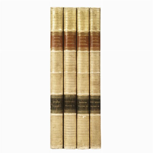 (Illustrati 800)   Alighieri, Dante.   La Divina commedia di Dante Alighieri con tavole in rame.   Firenze, nella tipografia all'insegna dell'Ancora, 1817-1819.  - Asta LIBRI, MANOSCRITTI E AUTOGRAFI - Associazione Nazionale - Case d'Asta italiane
