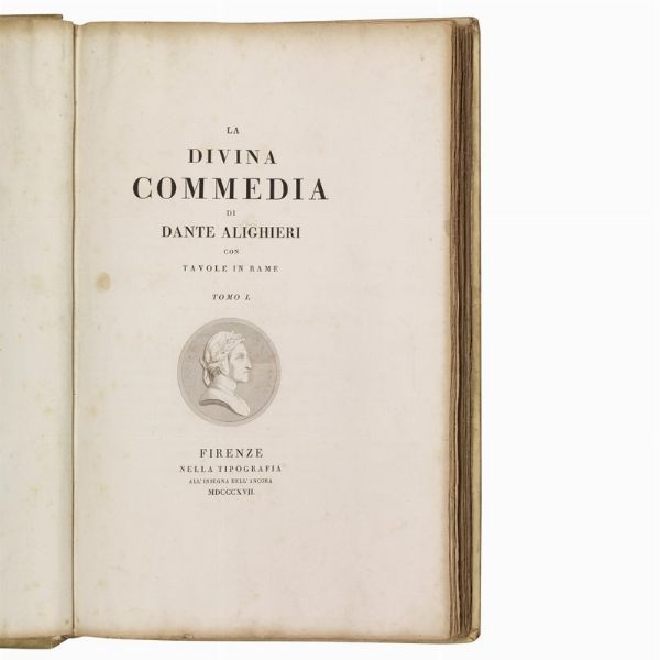 (Illustrati 800)   Alighieri, Dante.   La Divina commedia di Dante Alighieri con tavole in rame.   Firenze, nella tipografia all'insegna dell'Ancora, 1817-1819.  - Asta LIBRI, MANOSCRITTI E AUTOGRAFI - Associazione Nazionale - Case d'Asta italiane