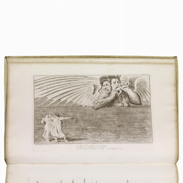 (Illustrati 800)   Alighieri, Dante.   La Divina commedia di Dante Alighieri con tavole in rame.   Firenze, nella tipografia all'insegna dell'Ancora, 1817-1819.  - Asta LIBRI, MANOSCRITTI E AUTOGRAFI - Associazione Nazionale - Case d'Asta italiane