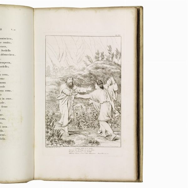 (Illustrati 800)   Alighieri, Dante.   La Divina commedia di Dante Alighieri con tavole in rame.   Firenze, nella tipografia all'insegna dell'Ancora, 1817-1819.  - Asta LIBRI, MANOSCRITTI E AUTOGRAFI - Associazione Nazionale - Case d'Asta italiane