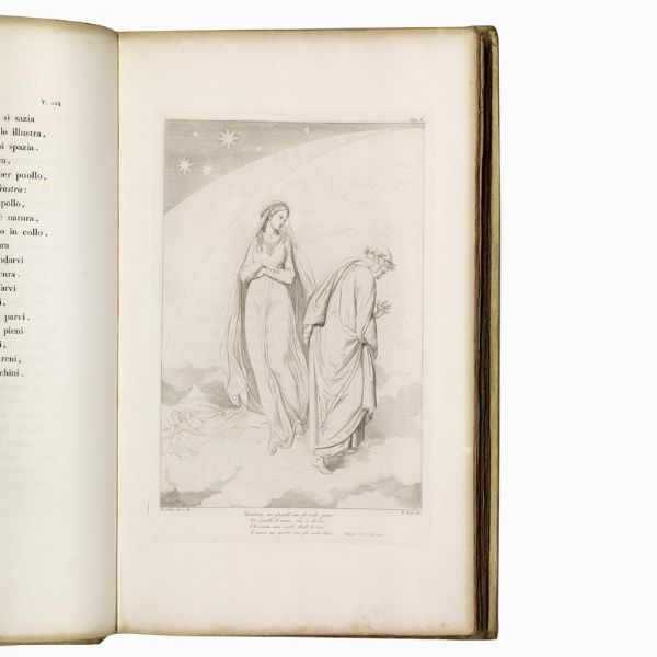 (Illustrati 800)   Alighieri, Dante.   La Divina commedia di Dante Alighieri con tavole in rame.   Firenze, nella tipografia all'insegna dell'Ancora, 1817-1819.  - Asta LIBRI, MANOSCRITTI E AUTOGRAFI - Associazione Nazionale - Case d'Asta italiane