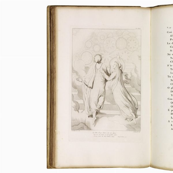 (Illustrati 800)   Alighieri, Dante.   La Divina commedia di Dante Alighieri con tavole in rame.   Firenze, nella tipografia all'insegna dell'Ancora, 1817-1819.  - Asta LIBRI, MANOSCRITTI E AUTOGRAFI - Associazione Nazionale - Case d'Asta italiane