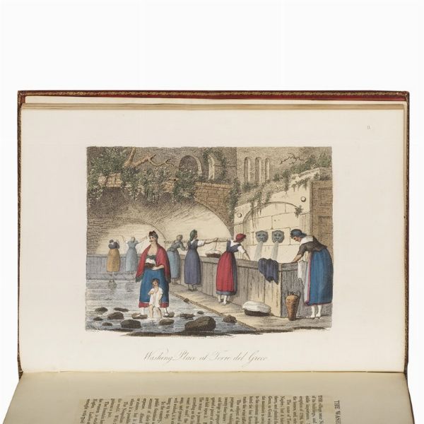 (Campania - Lazio - Piemonte - Illustrati 800)   BUONAIUTI, B. Serafino.   Italian scenery; representing the manners, customs, and amusements of the different states of Italy.   London, Thomas McLean, 1823.  - Asta LIBRI, MANOSCRITTI E AUTOGRAFI - Associazione Nazionale - Case d'Asta italiane
