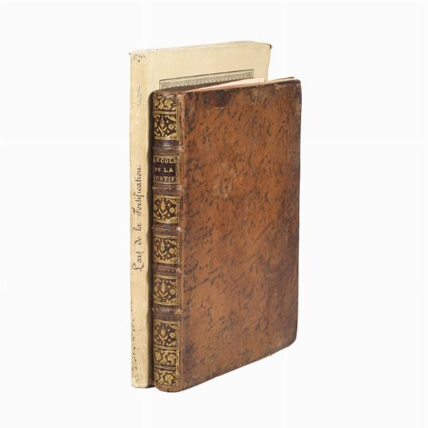 (Fortificazioni)   D’ARENBERG, Ernest.   L’art de la fortification appliqué a la défense des places de guerre d’un diamètre de six cents toises et au-dessus, par lequel on donne les moyens d’augmenter considérablement la force de résistance.   A Vienne, (Imprimerie d’Antoine Strauss), 1824.  - Asta LIBRI, MANOSCRITTI E AUTOGRAFI - Associazione Nazionale - Case d'Asta italiane