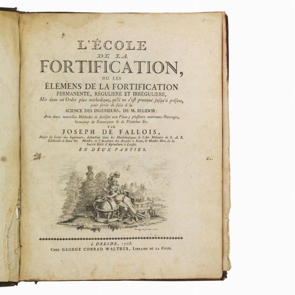 (Fortificazioni)   D’ARENBERG, Ernest.   L’art de la fortification appliqué a la défense des places de guerre d’un diamètre de six cents toises et au-dessus, par lequel on donne les moyens d’augmenter considérablement la force de résistance.   A Vienne, (Imprimerie d’Antoine Strauss), 1824.  - Asta LIBRI, MANOSCRITTI E AUTOGRAFI - Associazione Nazionale - Case d'Asta italiane
