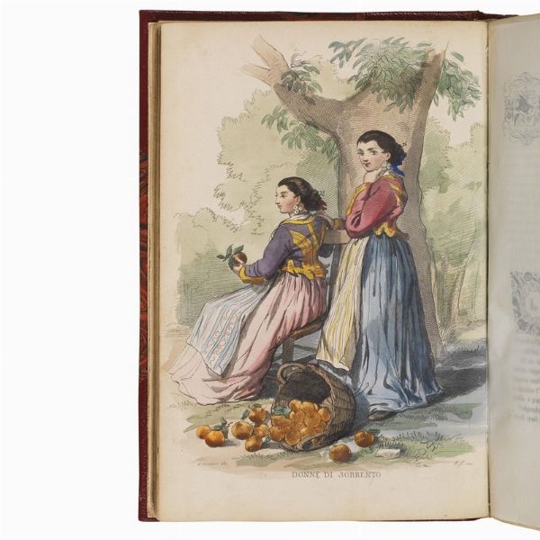 (Napoli - Illustrati 800)   De Bourcard, Francesco.   Usi e Costumi di Napoli e contorni.   Napoli, Gaetano Nobile, 1853-1858.  - Asta LIBRI, MANOSCRITTI E AUTOGRAFI - Associazione Nazionale - Case d'Asta italiane