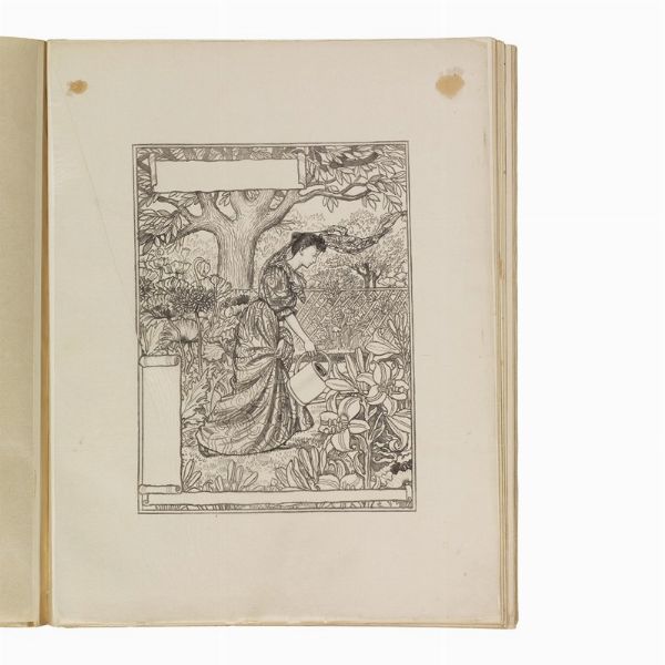 (Art Nouveau - Illustrati 900)   GRASSET, Eugène.   Les Mois. Douze Compositions D’Eugène Grasset. Gravées sur bois & imprimées en chromotypognraphie.   Paris, G. De Malherbe, [1895 o 1896].  - Asta LIBRI, MANOSCRITTI E AUTOGRAFI - Associazione Nazionale - Case d'Asta italiane