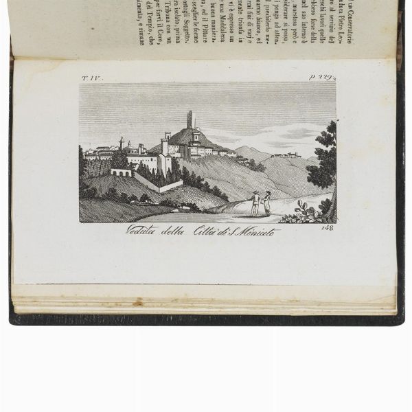 (Toscana - Illustrati 800)   FONTANI, Francesco.   Viaggio pittorico della Toscana. Edizione terza.   Firenze, Vincenzo Batelli, 1827.  - Asta LIBRI, MANOSCRITTI E AUTOGRAFI - Associazione Nazionale - Case d'Asta italiane