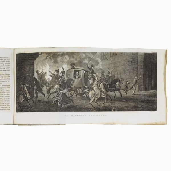 (Napoleone - Illustrati 800)   NORVINS, Jacques.   Storia di Napoleone. Tomo primo [- secondo].   Bastia, Fratelli Fabiani, 1834-1838.  - Asta LIBRI, MANOSCRITTI E AUTOGRAFI - Associazione Nazionale - Case d'Asta italiane