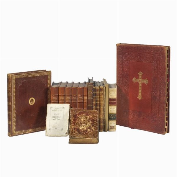 [RELIGIOSI 800/900]. Lotto di 9 opere otto/novecentesche a carattere religioso (in 17 volumi):  - Asta LIBRI, MANOSCRITTI E AUTOGRAFI - Associazione Nazionale - Case d'Asta italiane