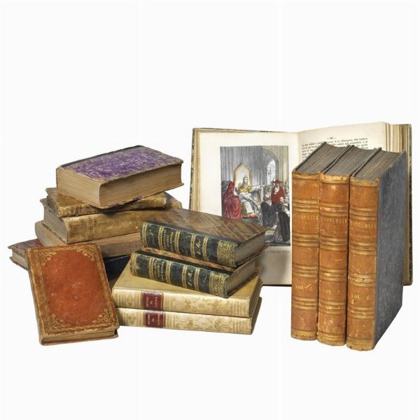 [VARIA 800 - STORIA]. Lotto di 9 opere ottocentesche di storia in 15 volumi:  - Asta LIBRI, MANOSCRITTI E AUTOGRAFI - Associazione Nazionale - Case d'Asta italiane