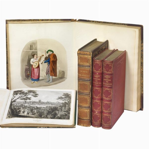 [VARIA 800 - ILLUSTRATI]. Lotto di 4 opere ottocentesche illustrate, in 5 volumi:  - Asta LIBRI, MANOSCRITTI E AUTOGRAFI - Associazione Nazionale - Case d'Asta italiane