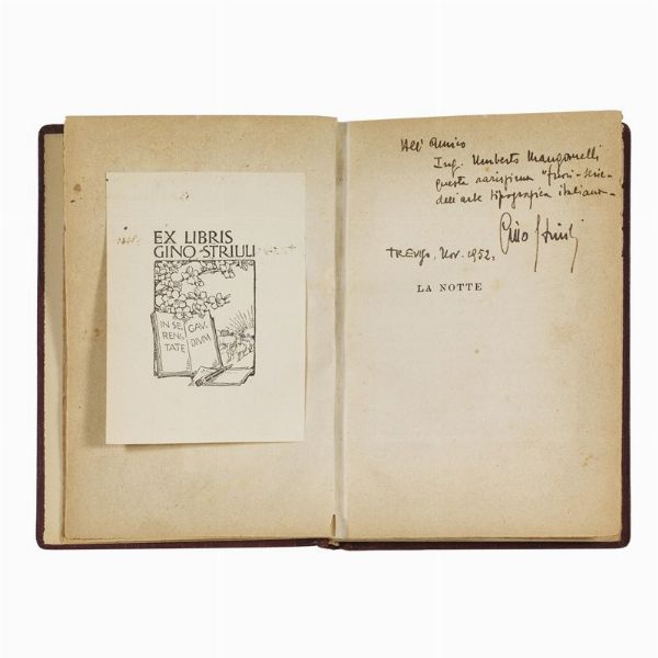 (CAMPANA, Dino.   Canti Orfici.   Marradi, Tipografia F. Ravagli, 1914).  - Asta LIBRI, MANOSCRITTI E AUTOGRAFI - Associazione Nazionale - Case d'Asta italiane