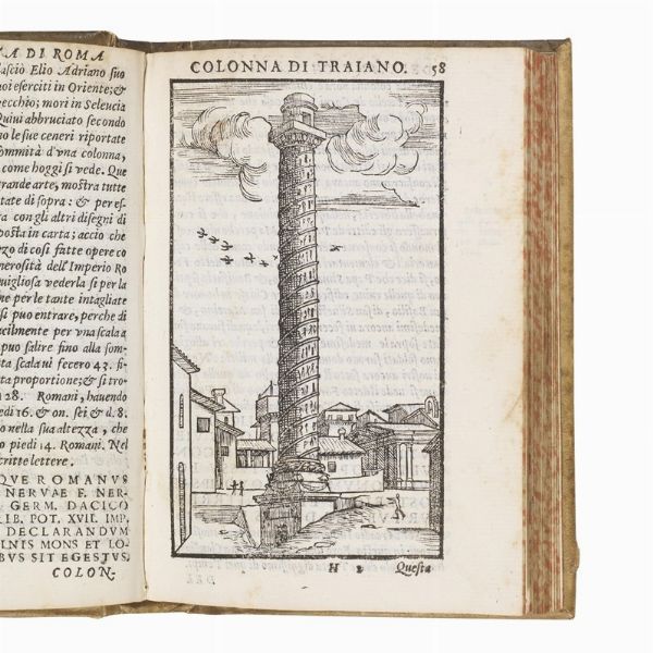 (Roma antica - Guida - Illustrati 500)   GAMUCCI, Bernardo.     Le antichità della città di Roma … rappresentate con bellissime figure … in questa seconda editione da infiniti errori emendate & corrette da Thomaso Porcacchi.   (In Vinegia, appresso Giouanni Varisco, et compagni, 1588).  - Asta LIBRI, MANOSCRITTI E AUTOGRAFI - Associazione Nazionale - Case d'Asta italiane