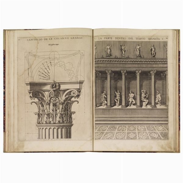 (Roma antica - Architettura - Illustrati 500)   LABACCO, Antonio.   Libro d’Antonio Labacco appartenente a l’architettura nel qual si figurano alcune notabili antiquita di Roma.   (Impresso in Roma, in casa nostra [da Antonio Blado], 1559).  - Asta LIBRI, MANOSCRITTI E AUTOGRAFI - Associazione Nazionale - Case d'Asta italiane