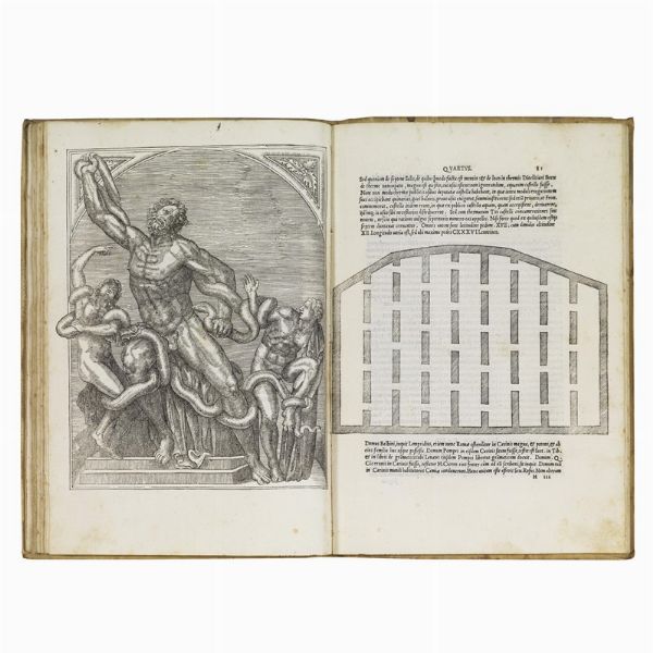 (Roma antica - Illustrati 500)   Marliani, Bartolomeo.Vrbis Romae topographia. (Romæ, in ædibus Valerij Dorici & Aloisij fratris, 1544).  - Asta LIBRI, MANOSCRITTI E AUTOGRAFI - Associazione Nazionale - Case d'Asta italiane