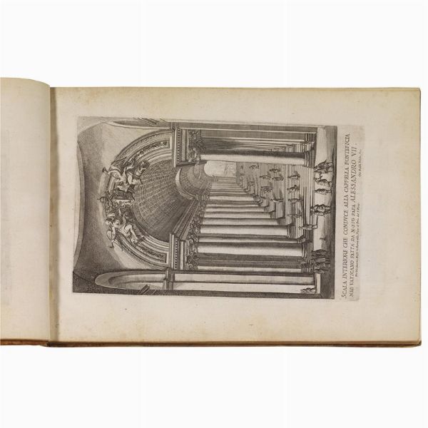 (Roma - Vedute - Illustrati 600)   FALDA, Giovan Battista.   Il nuovo teatro delle fabriche, et edificii, in prospettiua di Roma moderna.   [Roma, Giovanni Giacomo Rossi], 1665-1699.  - Asta LIBRI, MANOSCRITTI E AUTOGRAFI - Associazione Nazionale - Case d'Asta italiane