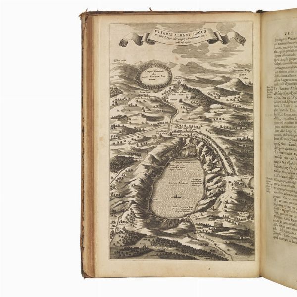 (Roma - Lazio - Illustrati 600)   Kircher, Athanasius.     Latium. Id est, Nova & parallela Latii tum veteris tum novi descriptio.   Amstelodami, apud Joannem Janssonium à Waesberge, & haeredes Elizei Weyerstraet, 1671.  - Asta LIBRI, MANOSCRITTI E AUTOGRAFI - Associazione Nazionale - Case d'Asta italiane