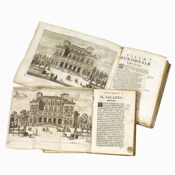 (Roma - Villa Borghese - Guida - Illustrati 600)   MANILLI, Giacomo.     Villa Borghese fuori di Porta Pinciana descritta da Iacomo Manilli romano guardarobba di detta villa.   In Roma, per Lodouico Grignani, 1650.  - Asta LIBRI, MANOSCRITTI E AUTOGRAFI - Associazione Nazionale - Case d'Asta italiane