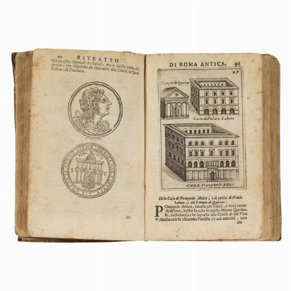 (Roma antica - Guida - Illustrati 600)   TOTTI, Pompilio.     Ritratto di Roma antica […] Seconda impressione  .     In Roma, per Andrea Fei. A spese di Pompilio Totti, 1633.  - Asta LIBRI, MANOSCRITTI E AUTOGRAFI - Associazione Nazionale - Case d'Asta italiane