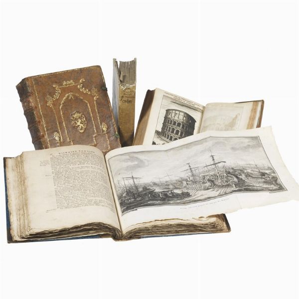 [ANTICHITÀ]. Lotto di 4 opere settecentesche dedicate alle antichità e alla storia romana (4 volumi):  - Asta LIBRI, MANOSCRITTI E AUTOGRAFI - Associazione Nazionale - Case d'Asta italiane