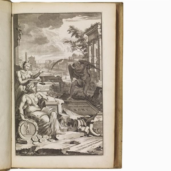 (Roma - Illustrati 700)   DESEINE, François-Jacques.   Beschryving van oud en niew Rome.   Amsterdam, Halma, 1704.  - Asta LIBRI, MANOSCRITTI E AUTOGRAFI - Associazione Nazionale - Case d'Asta italiane