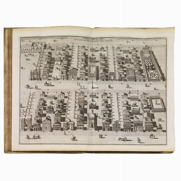 (Roma - Illustrati 700)   DESEINE, François-Jacques.   Beschryving van oud en niew Rome.   Amsterdam, Halma, 1704.  - Asta LIBRI, MANOSCRITTI E AUTOGRAFI - Associazione Nazionale - Case d'Asta italiane